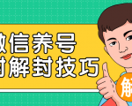 2020最新微信养号防封解封技巧,再也不用担心微信号被封,快速解封你的微信号!|淘骐网赚资源库