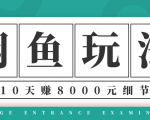 龟课·闲鱼项目玩法实战班第12期，操作10天左右利润有8000元细节玩法|淘骐网赚资源库