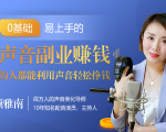 20堂好声音副业赚钱,让90%的人都能华丽转“声”,用声音轻松挣钱,月入过万。|淘骐网赚资源库