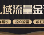 价值2200元私域流量的金矿，循环获取各大媒体精准流量，无限复制网红的精准流量！|淘骐网赚资源库