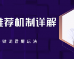 B站推荐机制详解,利用推荐系统反哺自身,视频关键词霸屏玩法(共2节视频)|淘骐网赚资源库