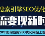 SEO搜索引擎优化总监实战VIP课堂【透析2020最新案例】快速实现年新30W|淘骐网赚资源库