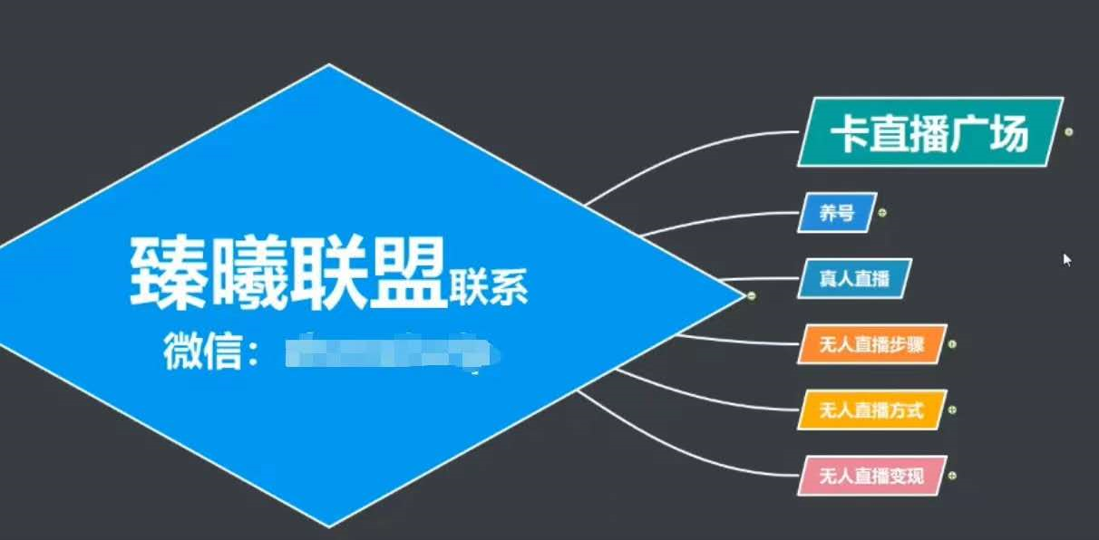 臻曦联盟,最新无人直播万人在线技术理原及详细操作步骤解析(视频教程)|淘骐网赚资源库