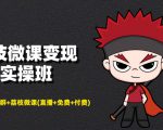 荔枝微课变现实操班:微信号+社群+荔枝微课打造自动化成交闭环系统|淘骐网赚资源库