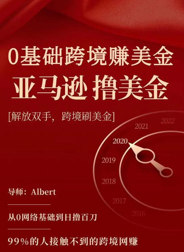 亚马逊撸美金项目，0基础跨境赚美金，解放双手，跨境刷美金|淘骐网赚资源库