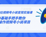 火神社视频号小说变现实操课:0基础手把手教你操作视频号小说项目|淘骐网赚资源库