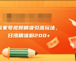 黄岛主引流课:百家号视频精准引流玩法,日涨精准粉200+|淘骐网赚资源库