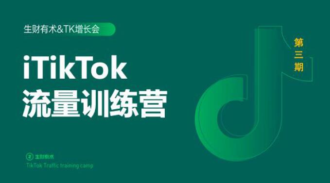 2020最新TikTok流量增长训练营(完结)附PPT|淘骐网赚资源库