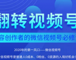 翻转视频号-内容创作者的视频号必修课，3个月涨粉至1W+|淘骐网赚资源库