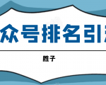 胜子老师微信公众号排名引流,微信10亿月活用户引流方法|淘骐网赚资源库