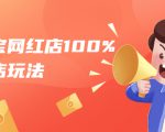 淘宝网红店100%起店玩法：稳定月利润在5000块左右，轻松一人可操作多店|淘骐网赚资源库