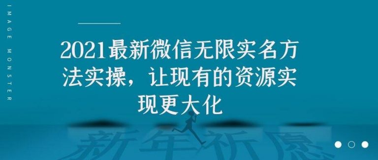2021最新V芯无限实名方法实操,让现有的资源实现更大化|淘骐网赚资源库