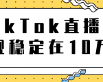 TikTok直播场观稳定在10万，导流独立站转化率1：5000实操讲解|淘骐网赚资源库