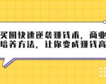 巧买圈快速逆袭赚钱术,商业思维培养方法,让你变成赚钱高手|淘骐网赚资源库