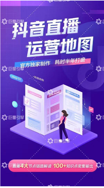《抖音直播运营地图》直播4大节点，100+知识点|淘骐网赚资源库