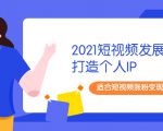 2021短视频发展趋势+打造个人IP,适合短视频涨粉变现的新媒体人|淘骐网赚资源库