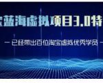 黄岛主·淘宝蓝海虚拟项目3.0,小白宝妈零基础的都可以做到月入过万|淘骐网赚资源库