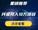 星哥抖音中视频计划:单号月入3万抖音中视频项目,百分百的风口项目|淘骐网赚资源库