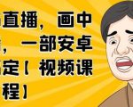 无绿布直播,画中画直播,一部安卓手机搞定|淘骐网赚资源库