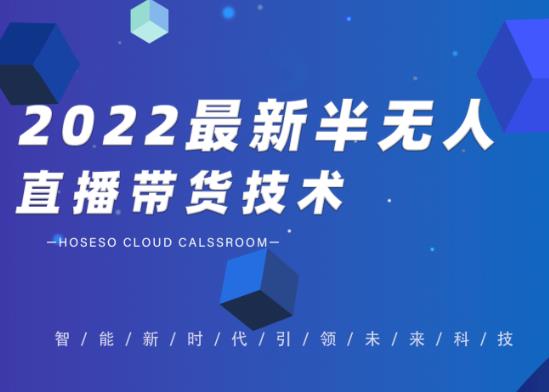 禾兴社·2022最新抖音半无人直播带货技术及卡直播广场玩法，价值699元|淘骐网赚资源库