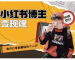 百微商学院·教你打造能赚钱小红书IP账号,了解透彻小红书的真正玩法|淘骐网赚资源库