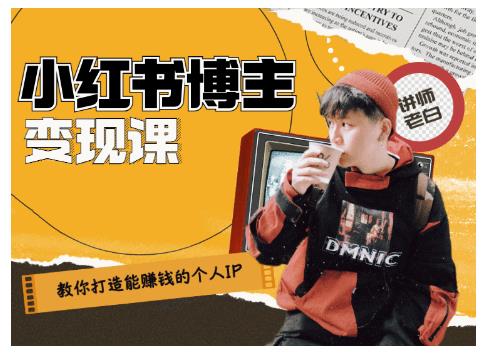 百微商学院·教你打造能赚钱小红书IP账号,了解透彻小红书的真正玩法|淘骐网赚资源库