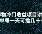 得物冷门收益项目讲解,单号一天可撸几十+|淘骐网赚资源库