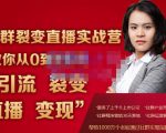 蚂蚁社群电商·社群裂变直播实战营,教你从0到1实现引流、裂变、直播、变现|淘骐网赚资源库