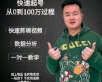 杰妮传媒·抖音快速起号核心实操课：教你新号快速起号，从0到100万过程|淘骐网赚资源库