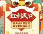 左右电商拼多多无货源店群玩法:从0~1,36节实战保姆教程,极速起店必出单|淘骐网赚资源库
