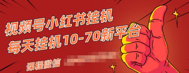视频号小红书抖音挂机项目，小白无脑操作，按照要求来，单号每天几十米|淘骐网赚资源库