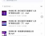 申老板直播带货运营,销百万直播间“人货场”精细化运营|淘骐网赚资源库