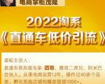 茂隆2022直通车低价引流玩法,教大家如何低投入高回报的直通车玩法|淘骐网赚资源库