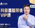 锤十八-抖音直播带货VIP课,专注直播带货有效盈利模式|淘骐网赚资源库