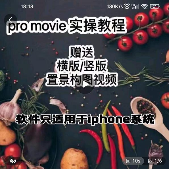 漆十二美食摄影,25节promovie实操高手课节|淘骐网赚资源库
