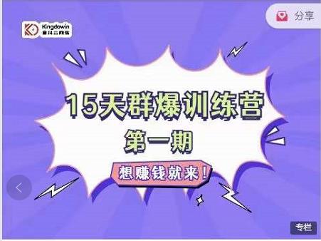 金抖云Peter《15天群爆训练营》,破解抖音玄学,群爆心法,起号方式|淘骐网赚资源库