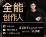 王松傲寒·全能创作人思维课,帮你打造创作人IP,全面提升导演思维|淘骐网赚资源库