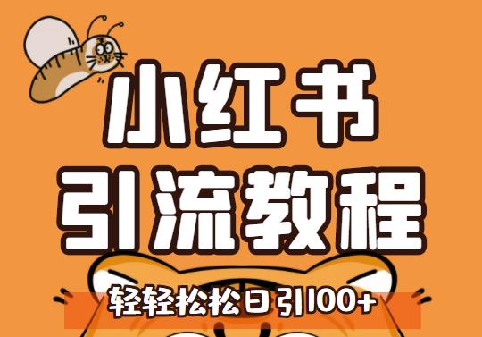 小红书运营引流全系列课程,每天引流100精准粉|淘骐网赚资源库