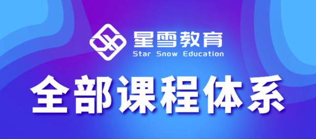 星雪教育淘系高级班,更全的运营提升方案,零基础由浅入深,店铺最新玩法|淘骐网赚资源库
