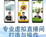 个人虚拟直播间的搭建与操作,专业虚拟直播间的打造与操作|淘骐网赚资源库