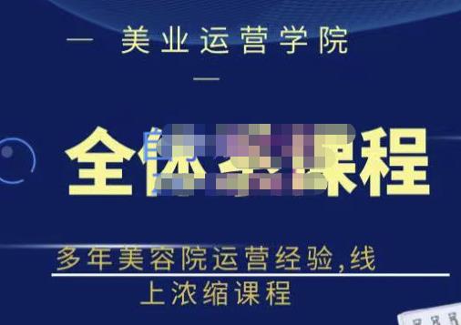 郑芳老师·网红美容院全套营销落地课程,多年美容院运营经验,线上浓缩课程|淘骐网赚资源库