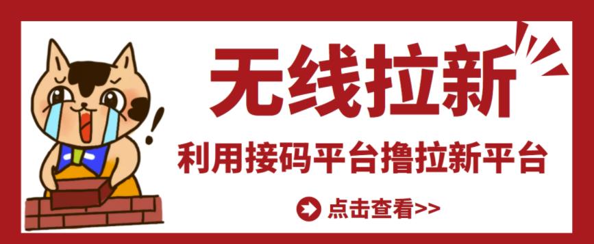 最新接码无限拉新项目,利用接码平台赚拉新平台差价,轻松日赚500+|淘骐网赚资源库