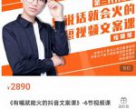 《有嘴能就火的抖文音案课》第八十期升级版,让会不写文案的人,写出一可篇传播的完文整案|淘骐网赚资源库