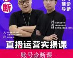 风清扬大春《直播带货运营实操课》,班级账号诊断课价值3980元|淘骐网赚资源库