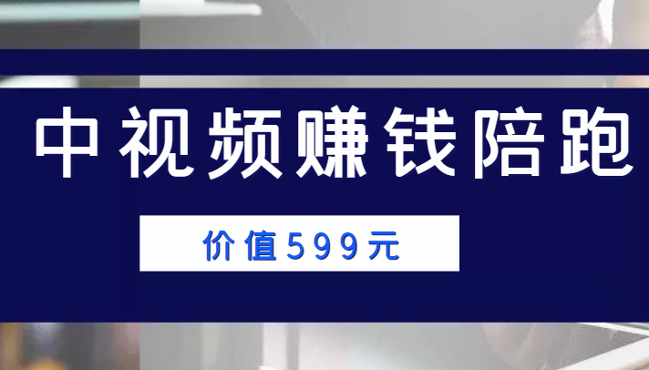 中视频赚钱陪跑,卖中视频账户赚钱收益陪跑项目(价值599元)|淘骐网赚资源库