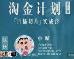 淘金之路第十期实战训练营-直播切片短视频带货玩法|淘骐网赚资源库