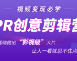 抖音赚钱必学的PR创意剪辑:零基础做出“影视级”大片,让人一看就忍不住为你点赞!|淘骐网赚资源库