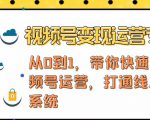 视频号变现运营,视频号+社群+直播,铁三角打通视频号变现系统|淘骐网赚资源库