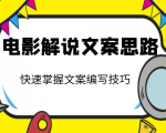 电影解说文案思路课,让你快速掌握文案编写的技巧(3节视频课程)|淘骐网赚资源库