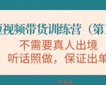 视频带货训练营,不需要真人出境,听话照做,保证出单(第11期)|淘骐网赚资源库